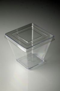 5.5OZ SQUARE CUP WITH LID